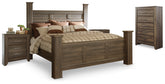 J&M Furniture - Ashley Furniture - Juararo King Poster Bed, Chest and 2 Nightstands - King Poster Bed, Chest and 2 Nightstands - B251B33